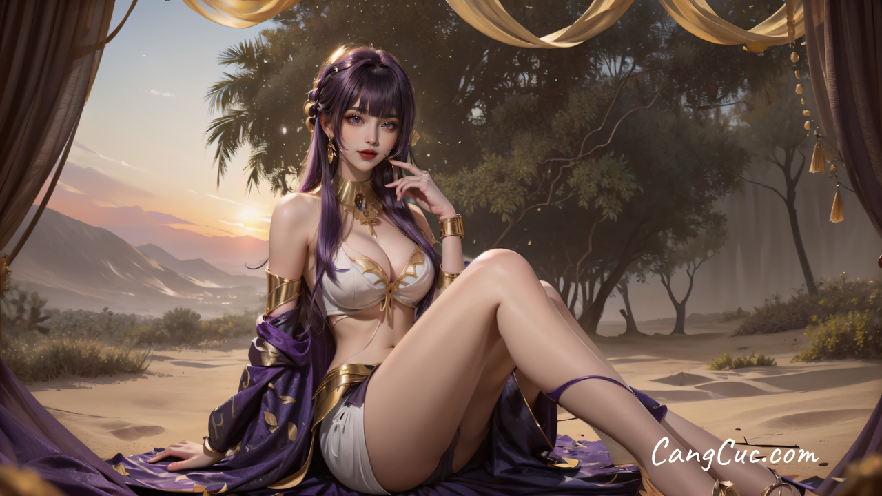 [AI Generated] 原神-沙漠女王