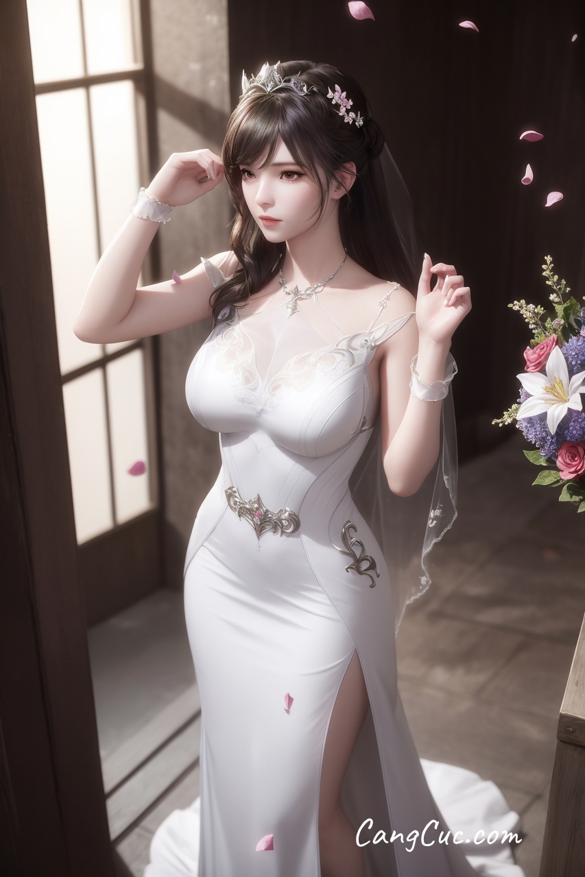 [AI Generated] 小舞花嫁