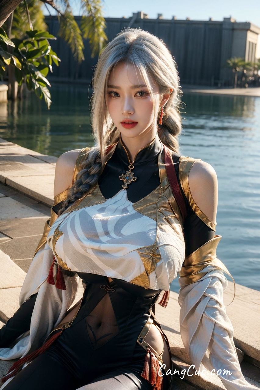 [AI Generated] 拟实画风-姐姐的剑灵COS