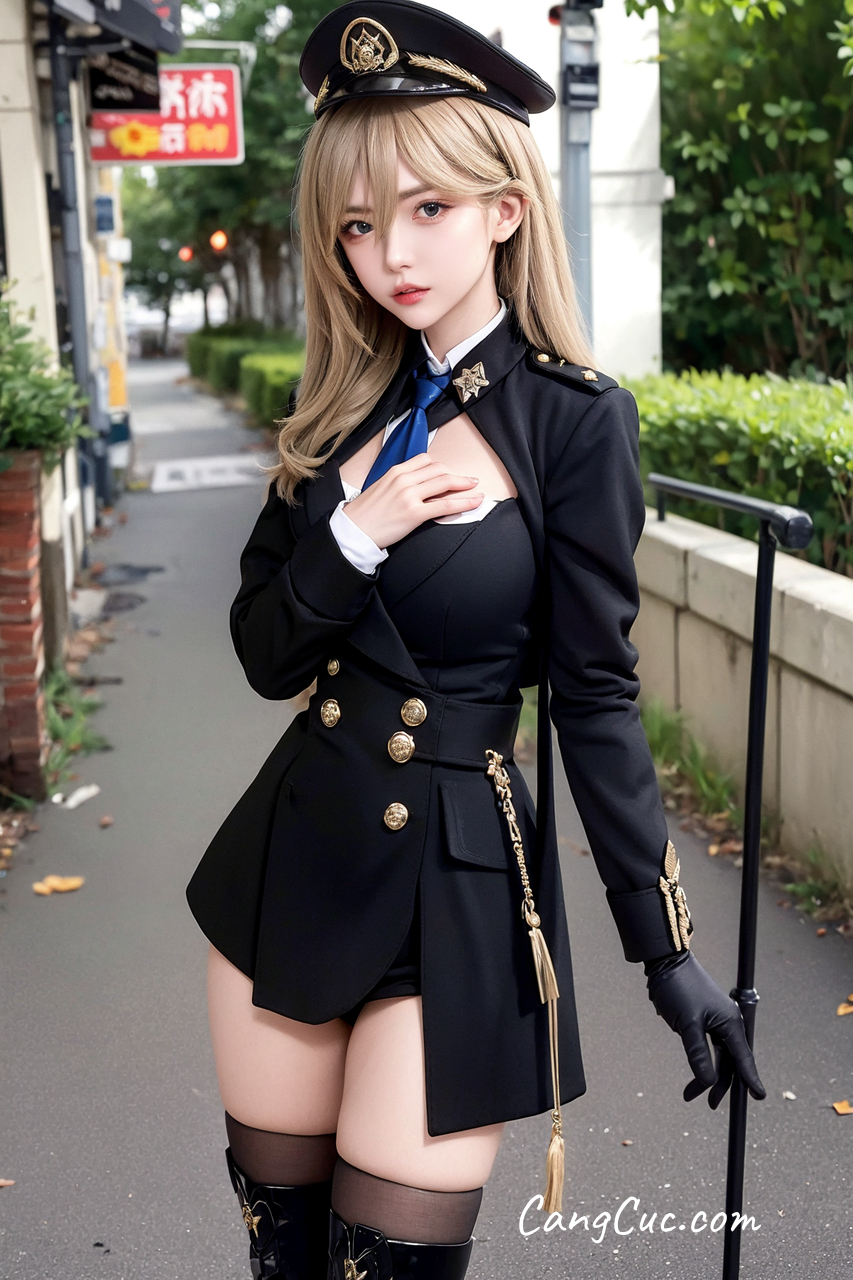 [AI Generated] AI美女制服军官图集
