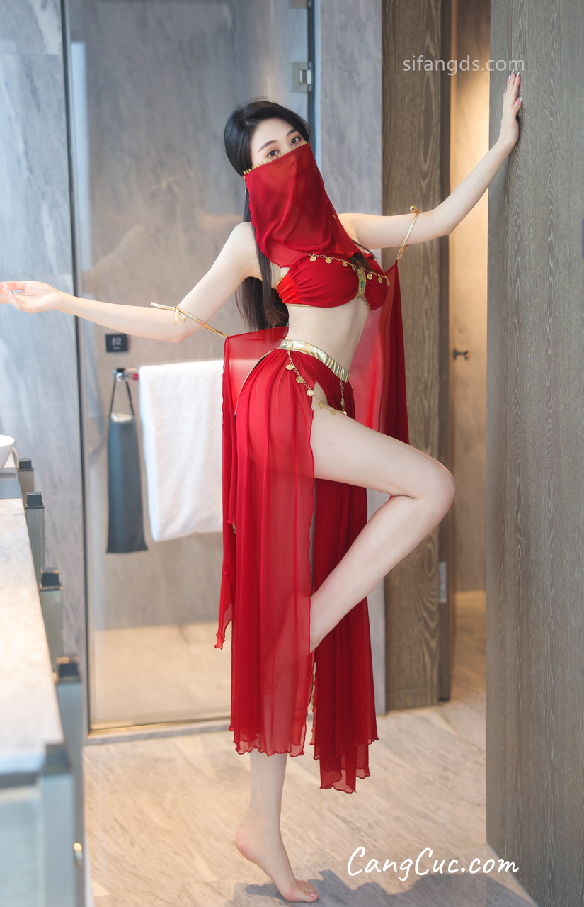 [XR Uncensored] 清妙 – R18 秀人网模特 红色舞裙+S
