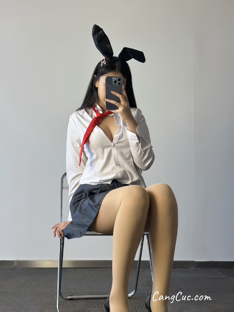 美邵女Baby – 兔女郎学姐性感肉丝
