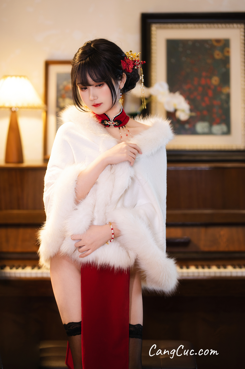 Coser@三度_69 – 红丝绒旗袍