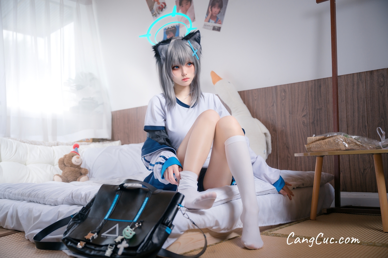 Coser@九柒喵 – 体操服白子