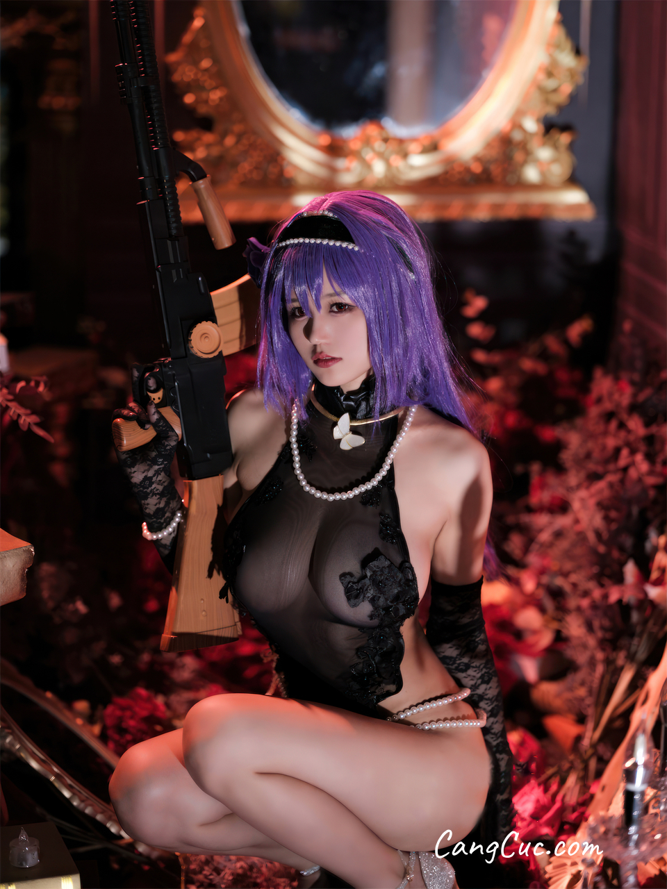 Coser@小仓千代w – 少女前线 ZB26 暗蔷摇曳
