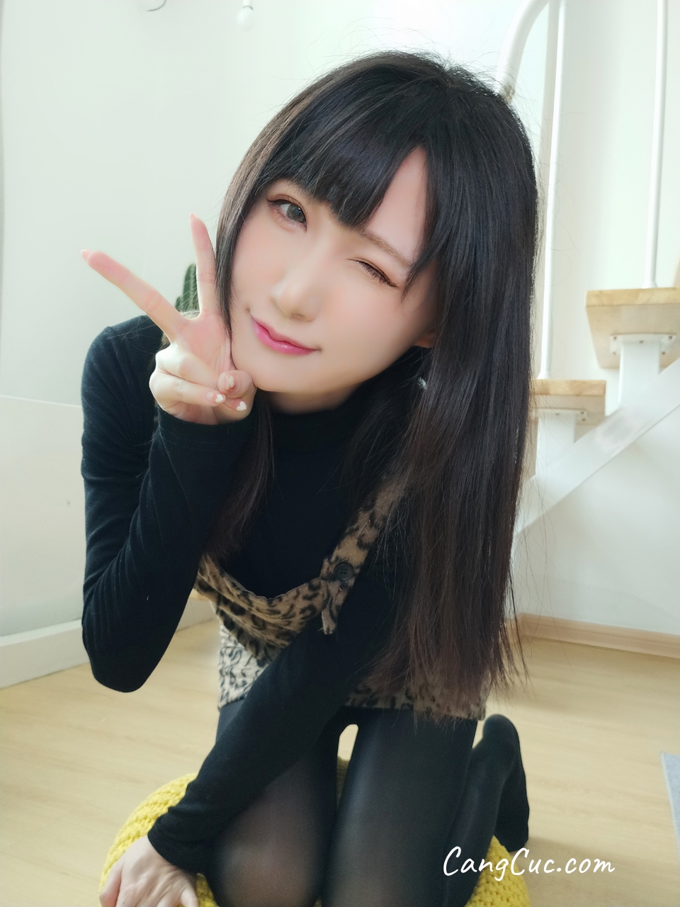 Coser@木之本果 – 豹纹常服