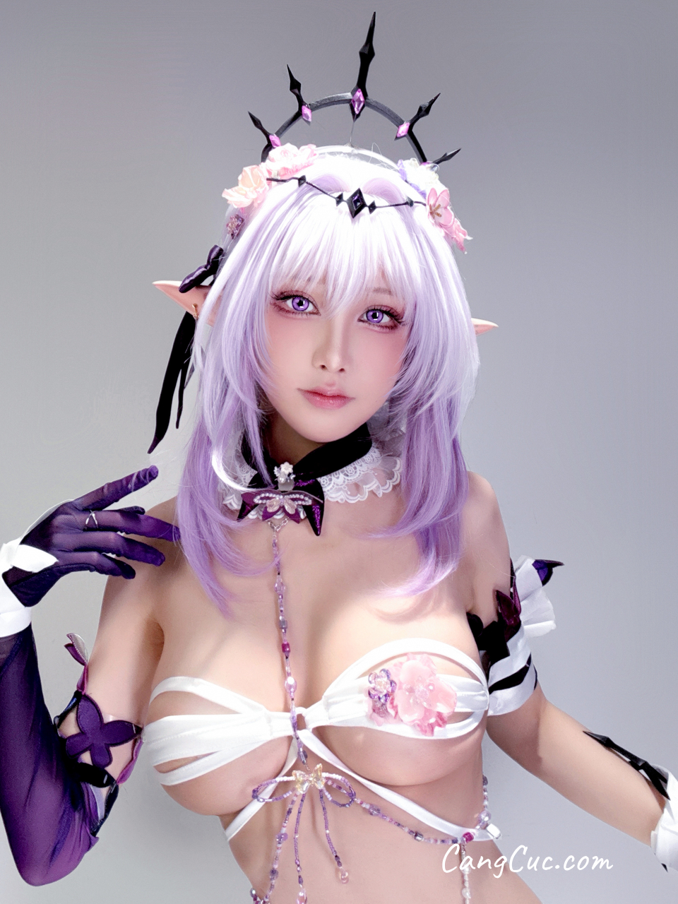 Coser@水淼Aqua – 遐蝶+芙露德莉斯 自拍