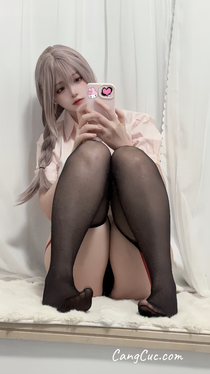 Coser@疯猫ss – 紫色麻花辫