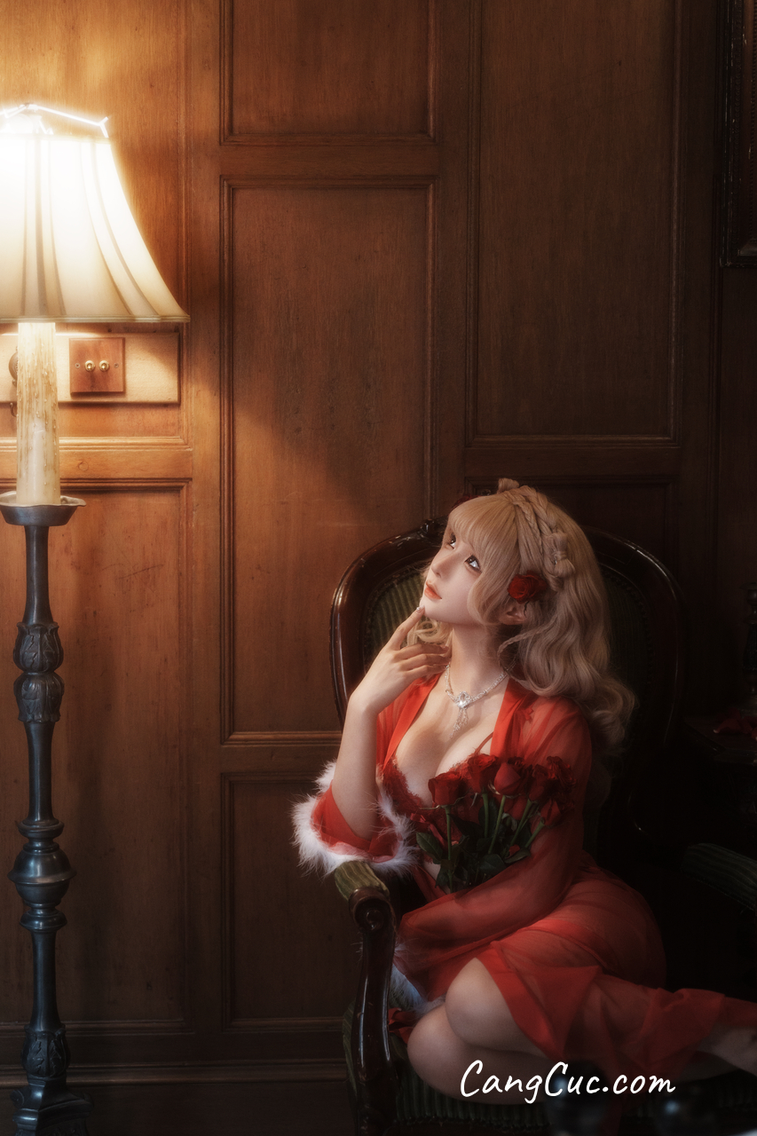 Coser@蠢沫沫 (chunmomo) – 黑红纱裙