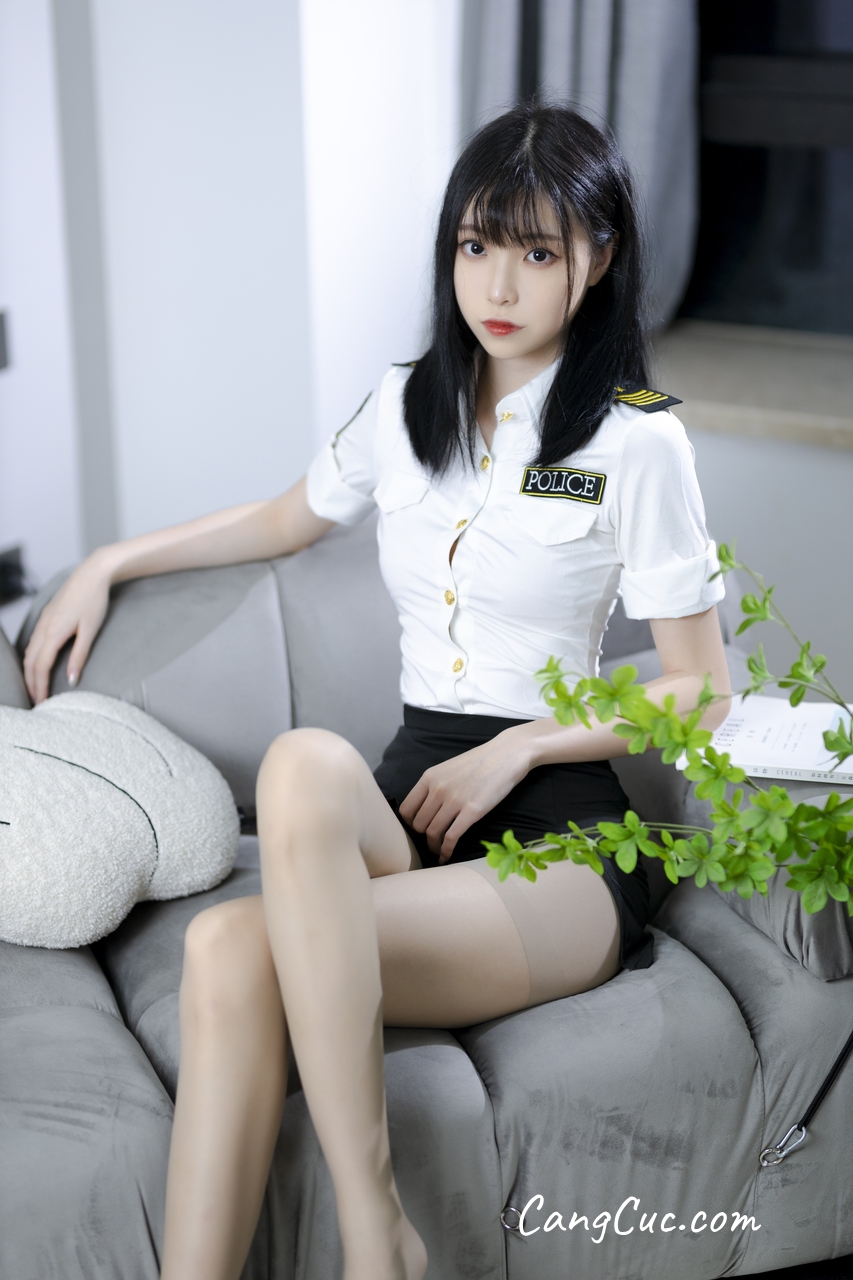 Coser@许岚LAN – 灰丝制服