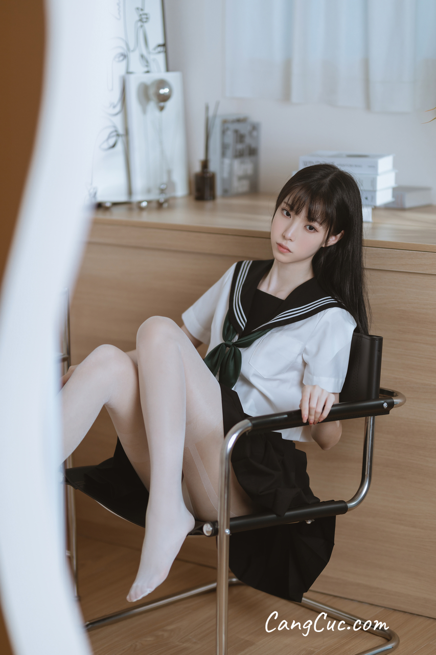 Coser@许岚LAN – 白丝水手服