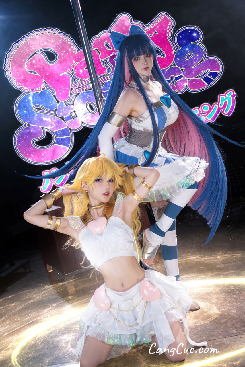 Coser@阿包也是兔娘 & 苏苏苏Sofia – 吊带袜天使