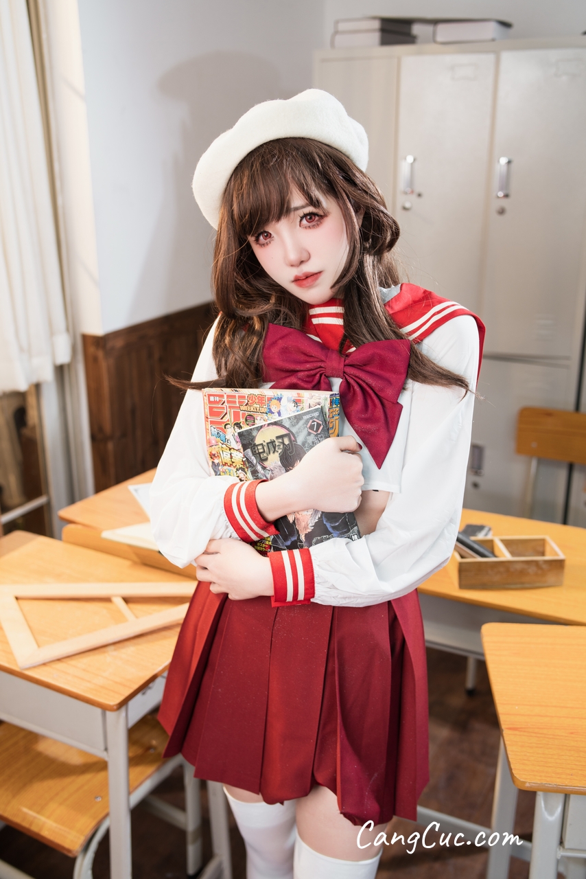 Coser@阿薰kaOri – 白虎女高中生