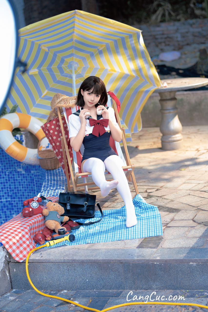 Coser@Bangni邦尼 – 反差JK泳装