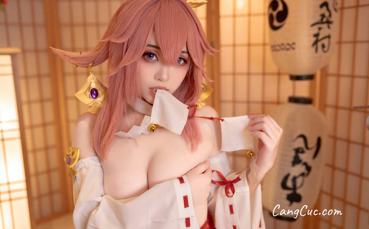 Coser@Bangni邦尼 – 微密圈+Cos合集 老师OL+偷偷在房间玩ss游戏+八重神子