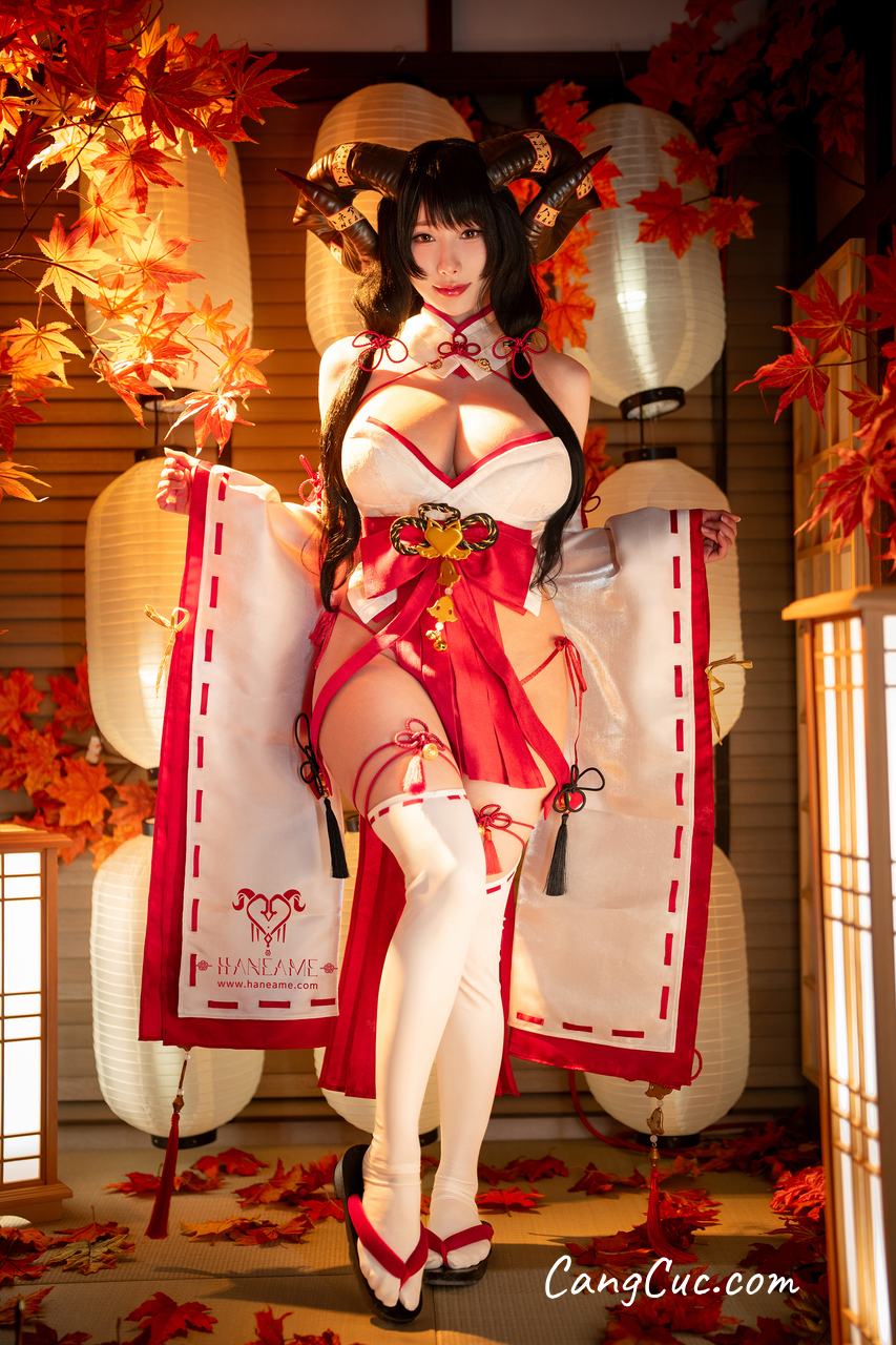 Coser@Hane Ame – Lustful Goat Miko 邪羊巫女写真书