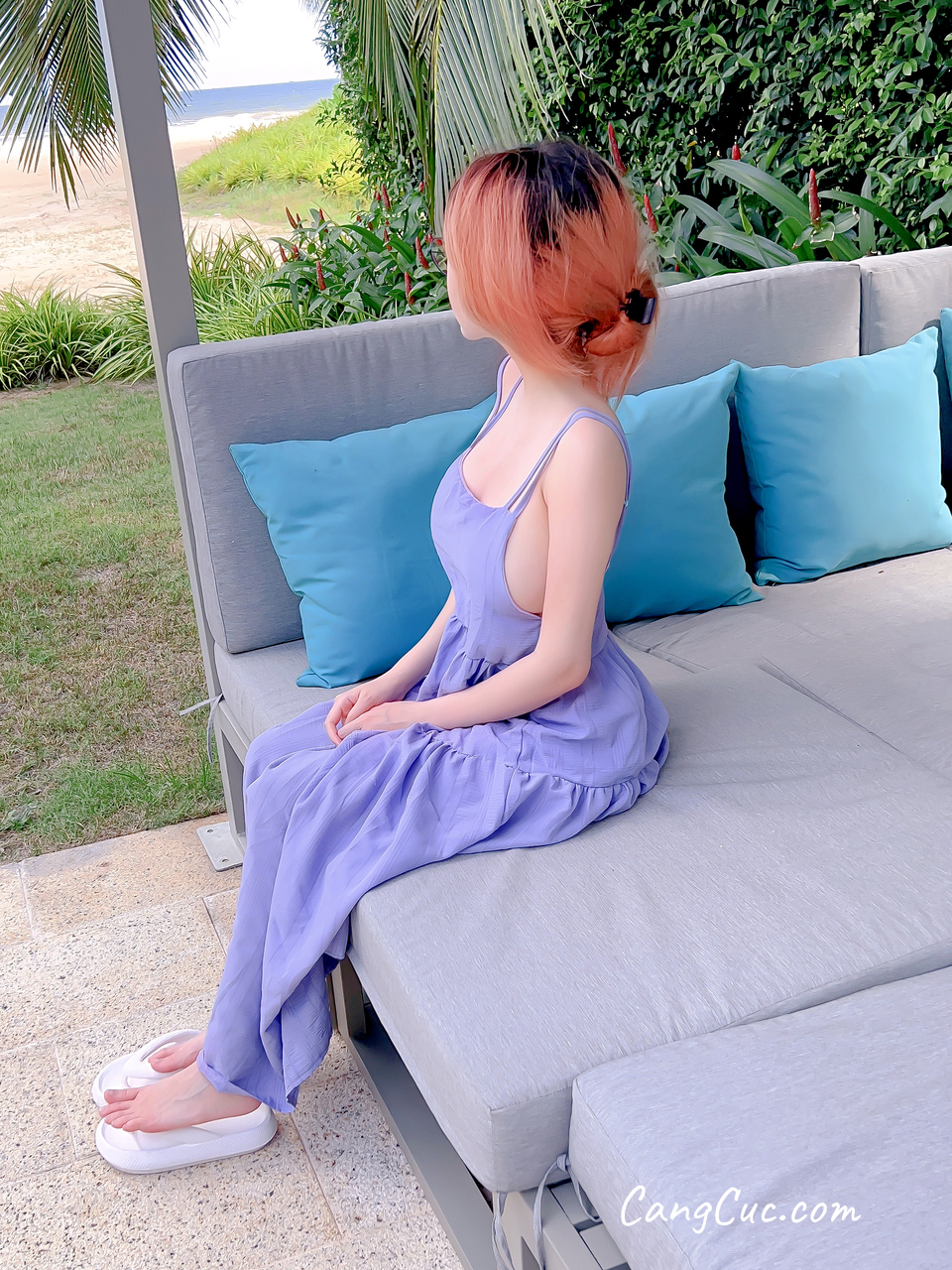Coser@Potato Godzilla – Casual Violet Dress NSFW