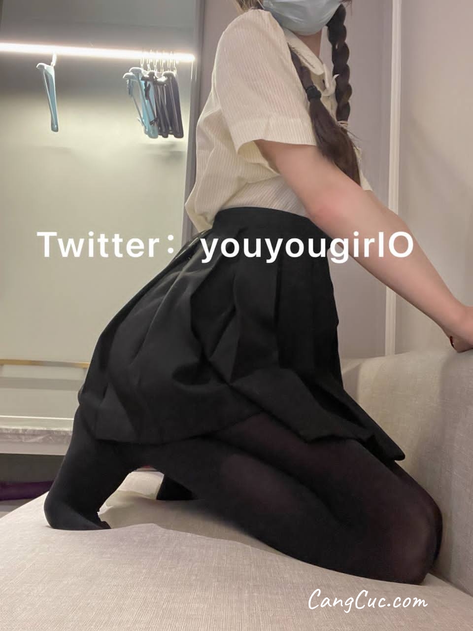 Coser@neko酱 – 过膝袜 黑丝