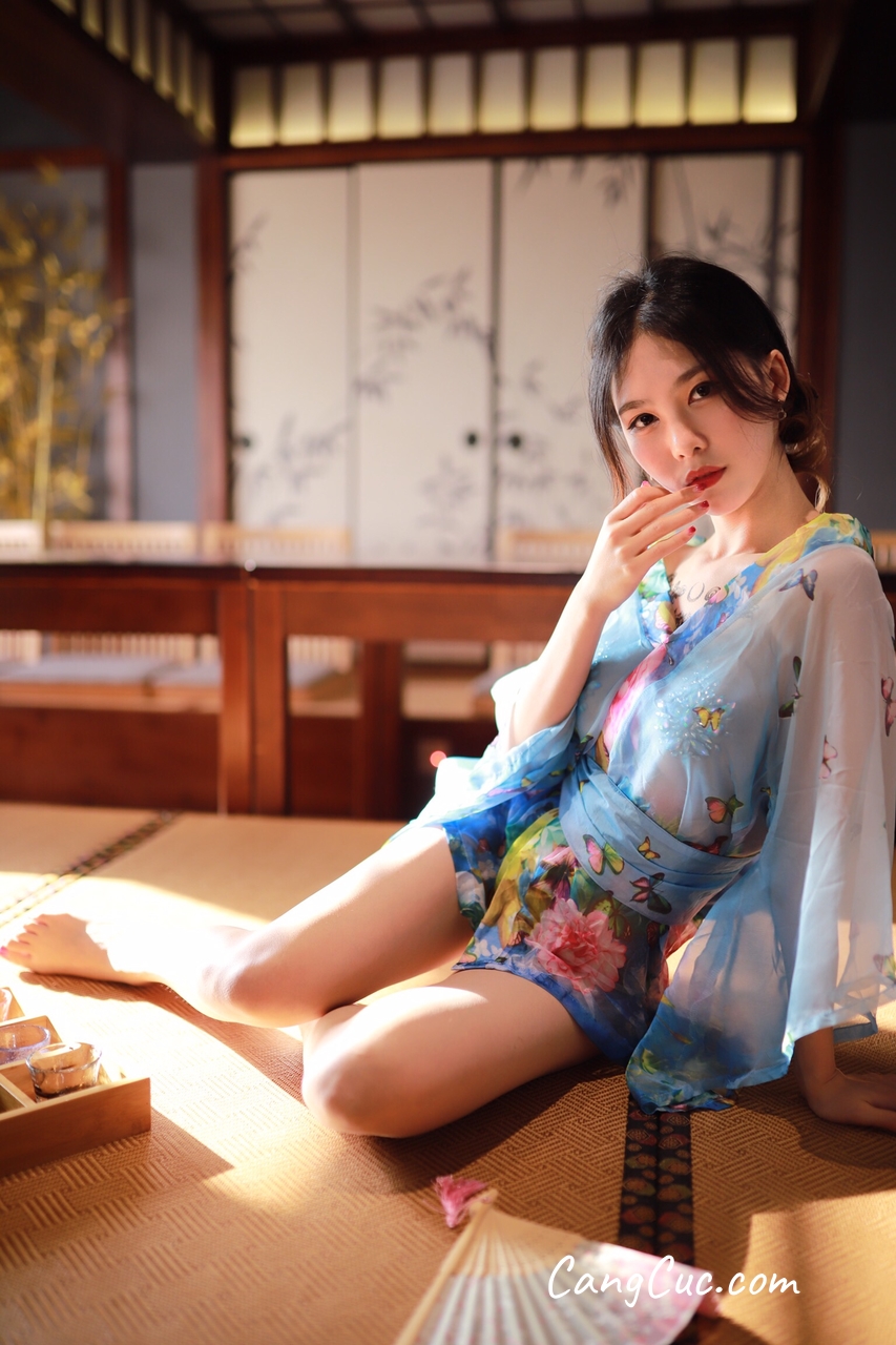 Coser@抖娘-利世: 水蓝和服