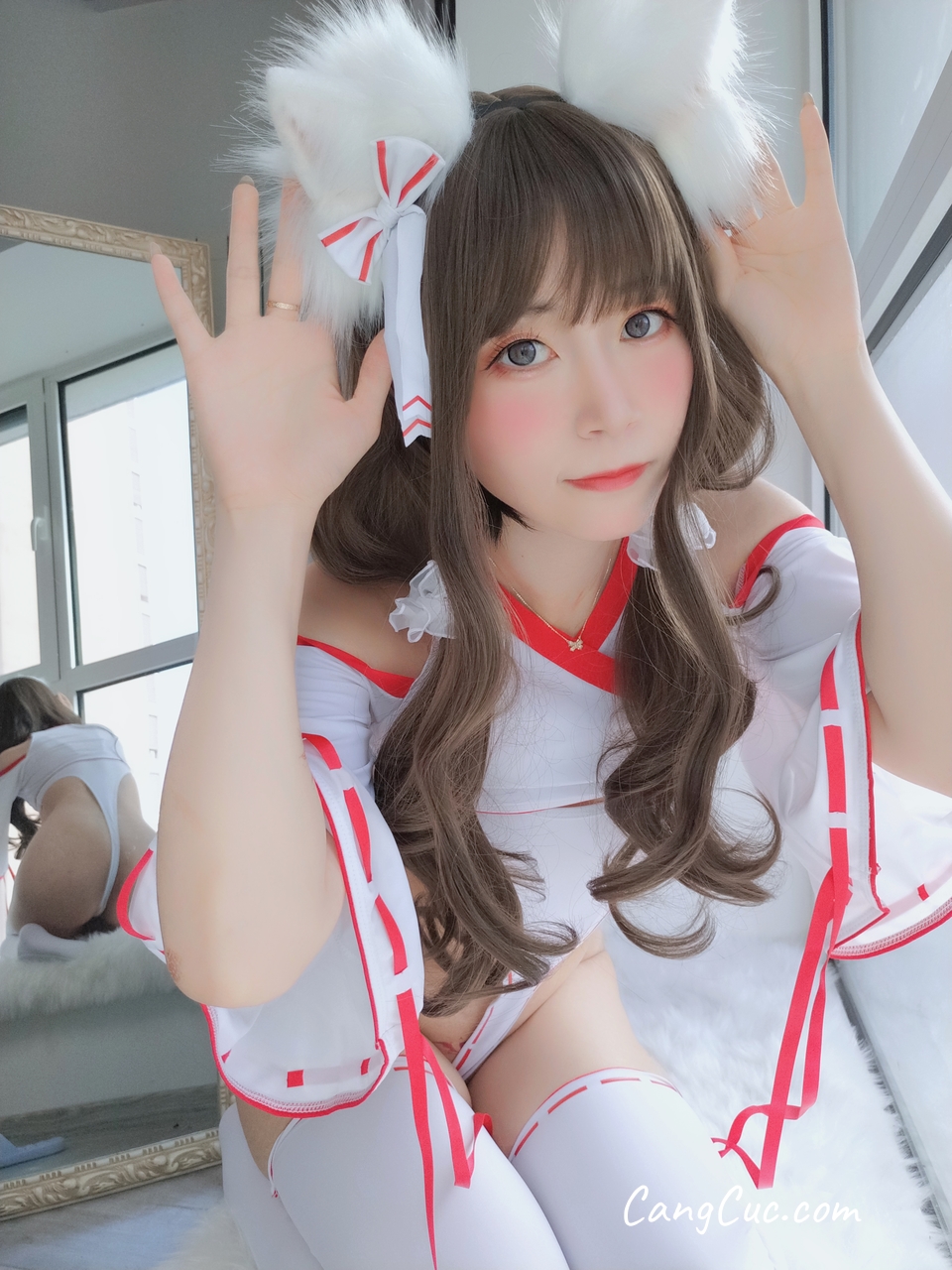 Coser@白银81: 神社饲养的小狐狸