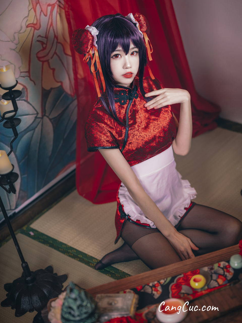 Coser@水淼Aqua Vol.029: 霞之丘诗羽 旗袍