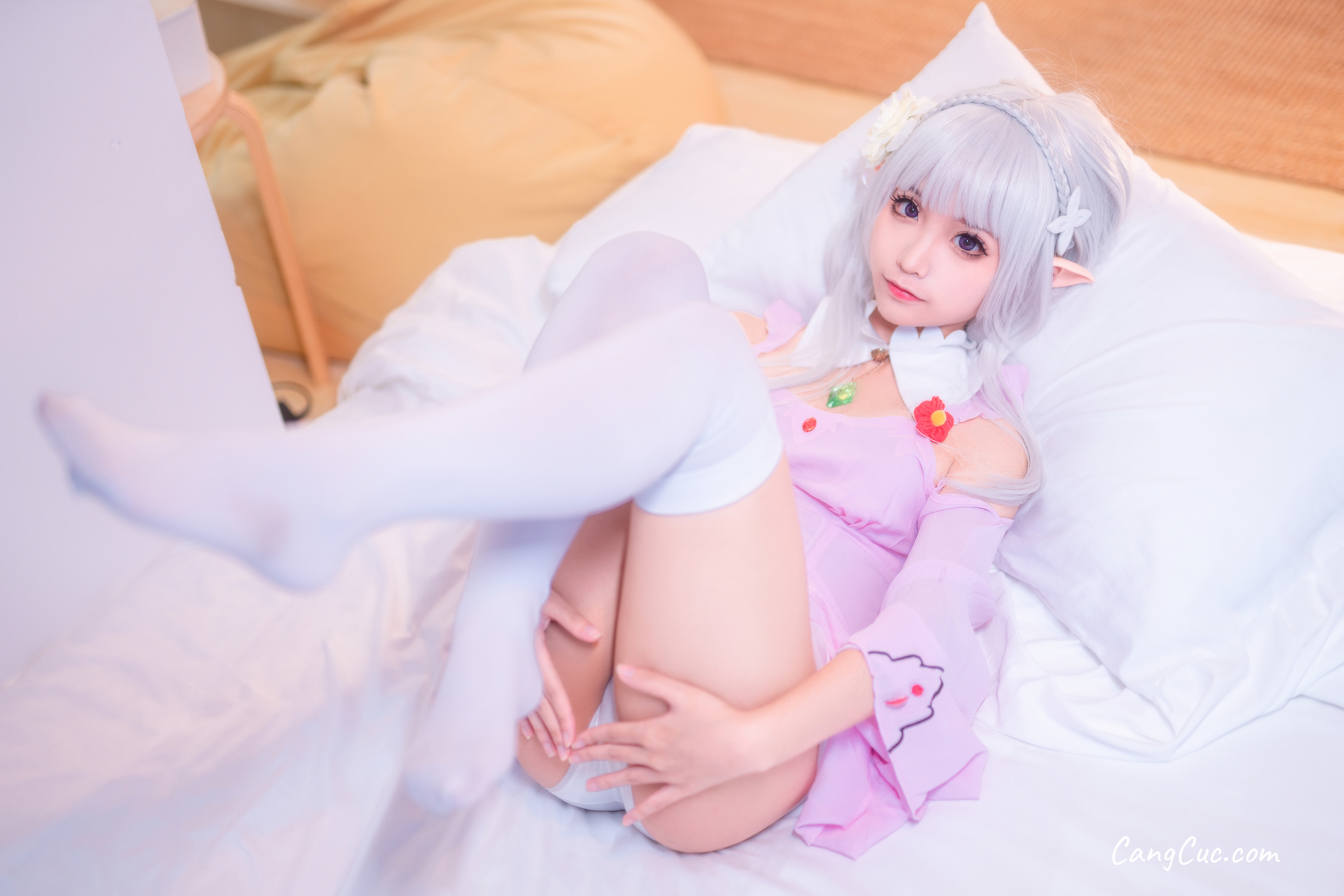 Coser@蠢沫沫 (chunmomo) Vol.013: 粉睡衣