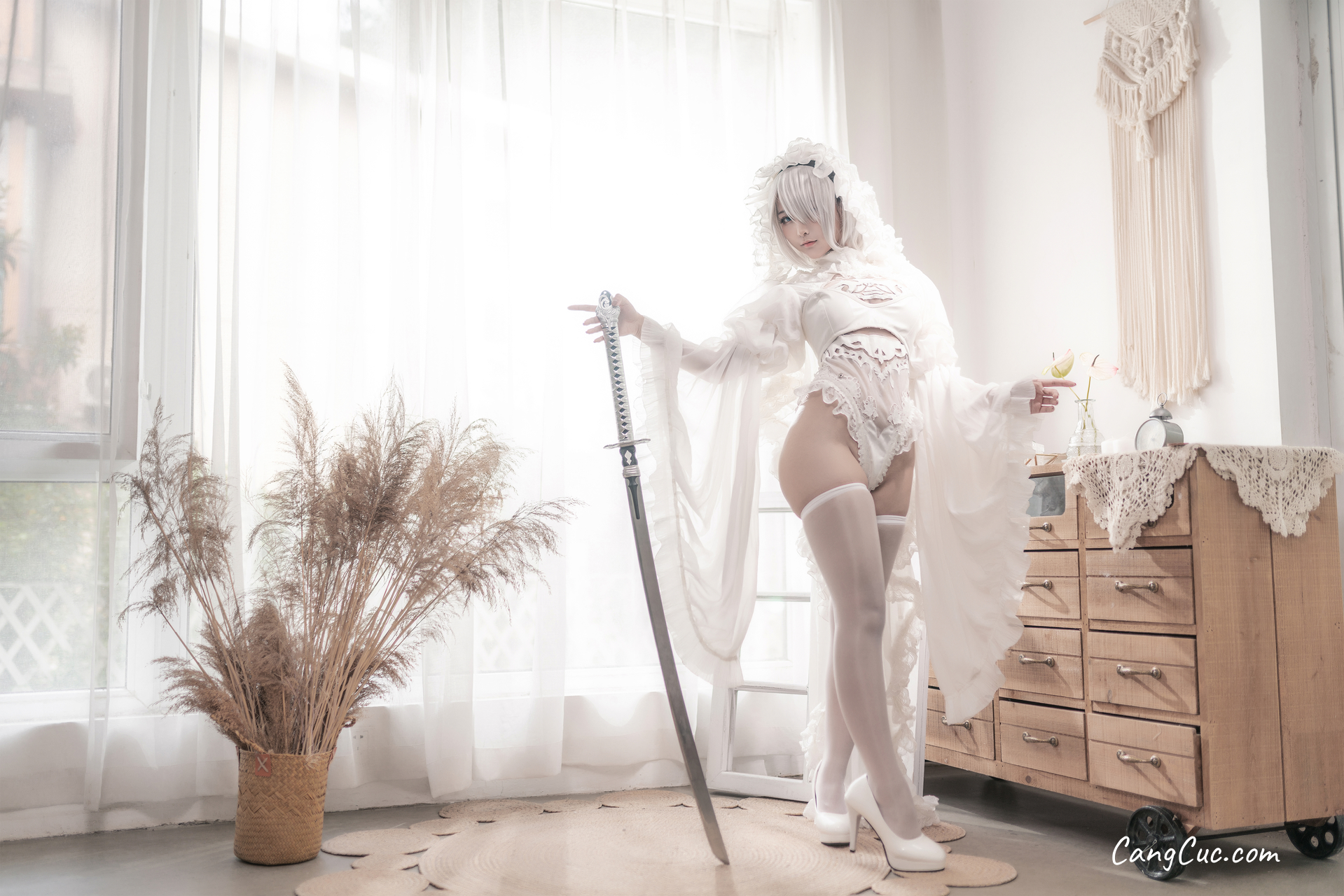 Coser@蠢沫沫 (chunmomo) Vol.098: 尼尔纪元 白花嫁