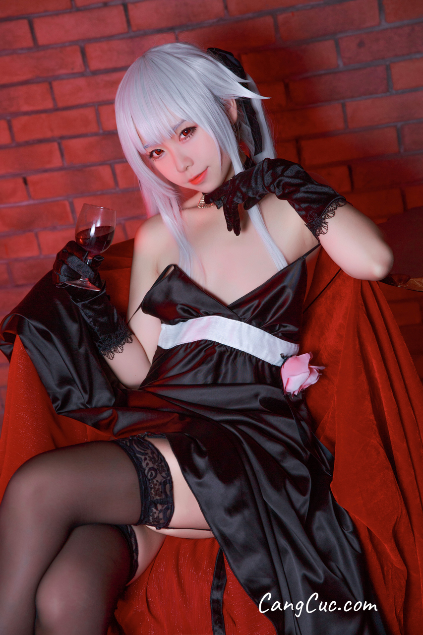 Coser@G44不会受伤 Vol.014: 雾枝黑裙礼服