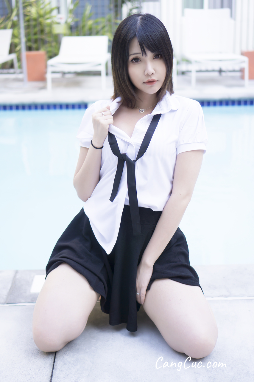 Coser@Hana Bunny: Wet Shirt Casual