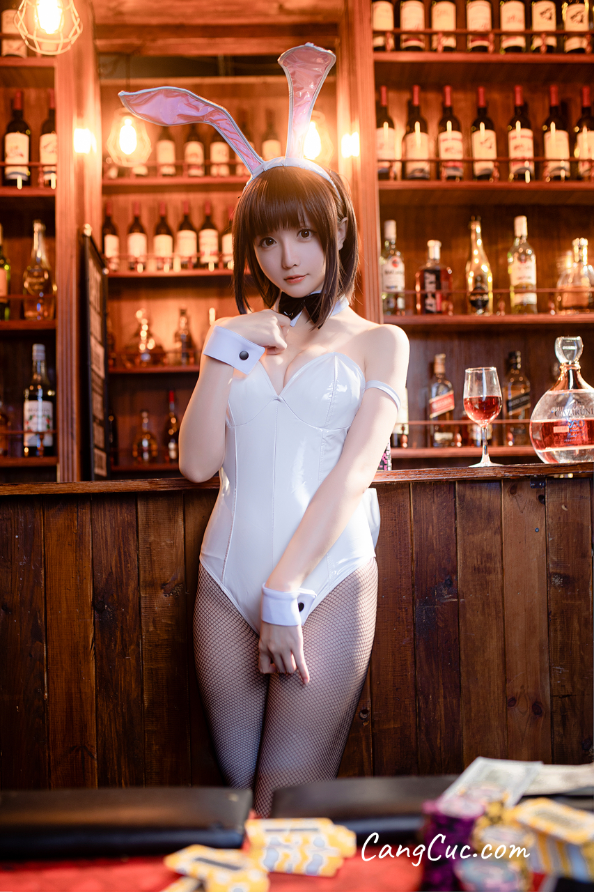 Coser@星之迟迟Hoshilily – 加藤惠 兔女郎