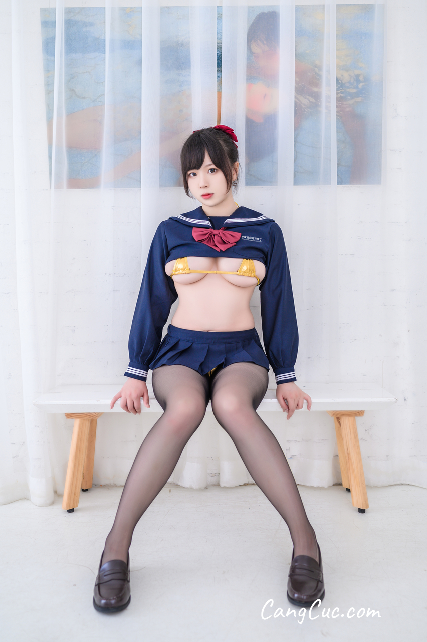 Coser@皮皮奶可可爱了啦: 黄金内衣jk