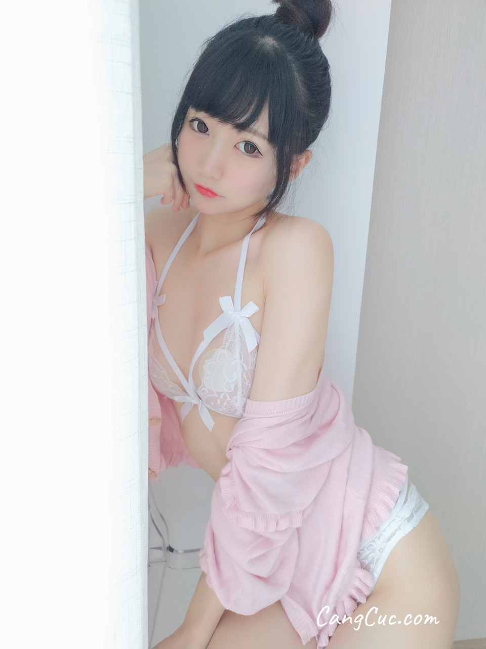 Coser@NAGISA魔物喵 – 夏のレースの下着