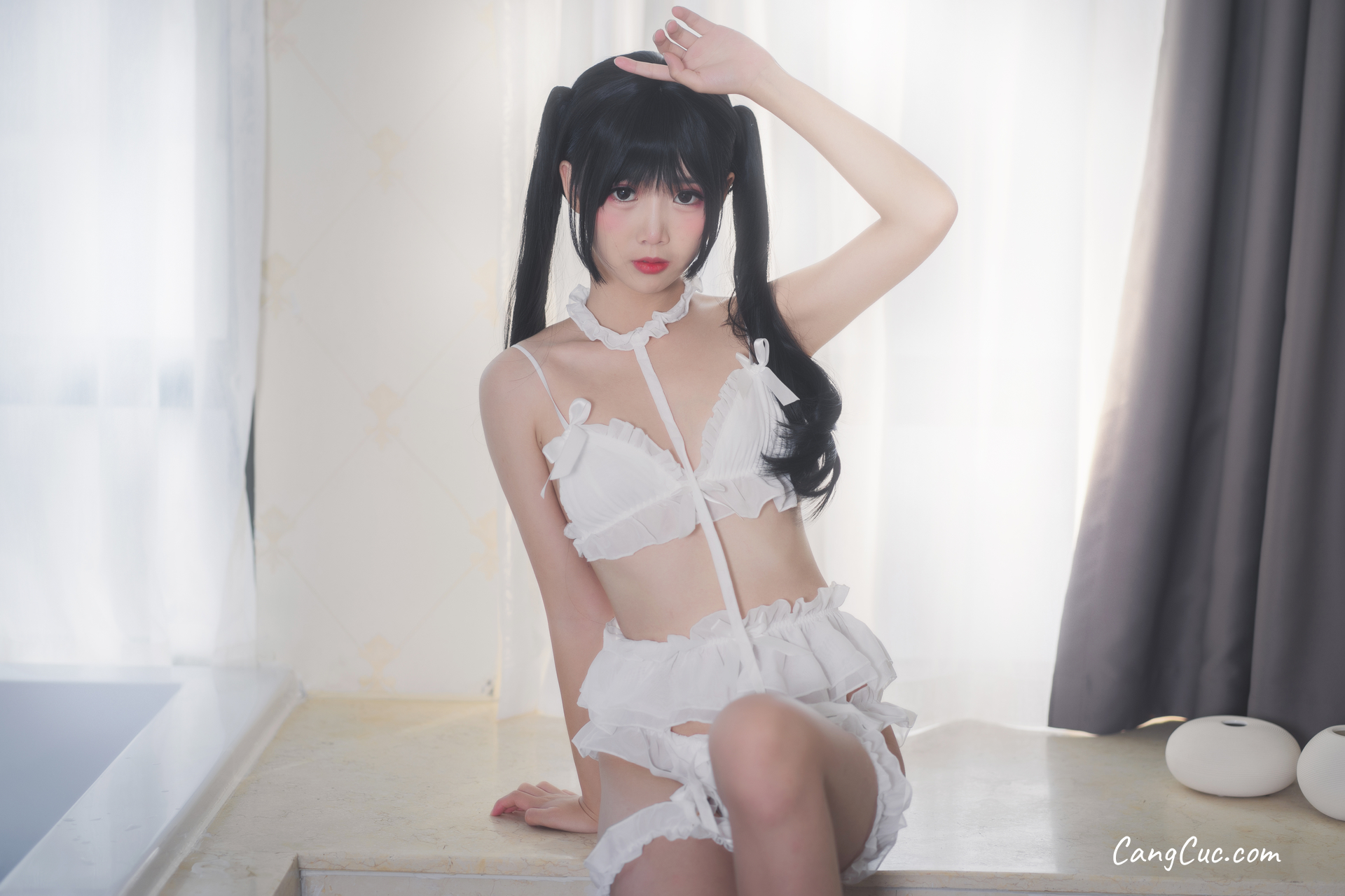 Coser@面饼仙儿 No.015: 脑内少女 白内衣
