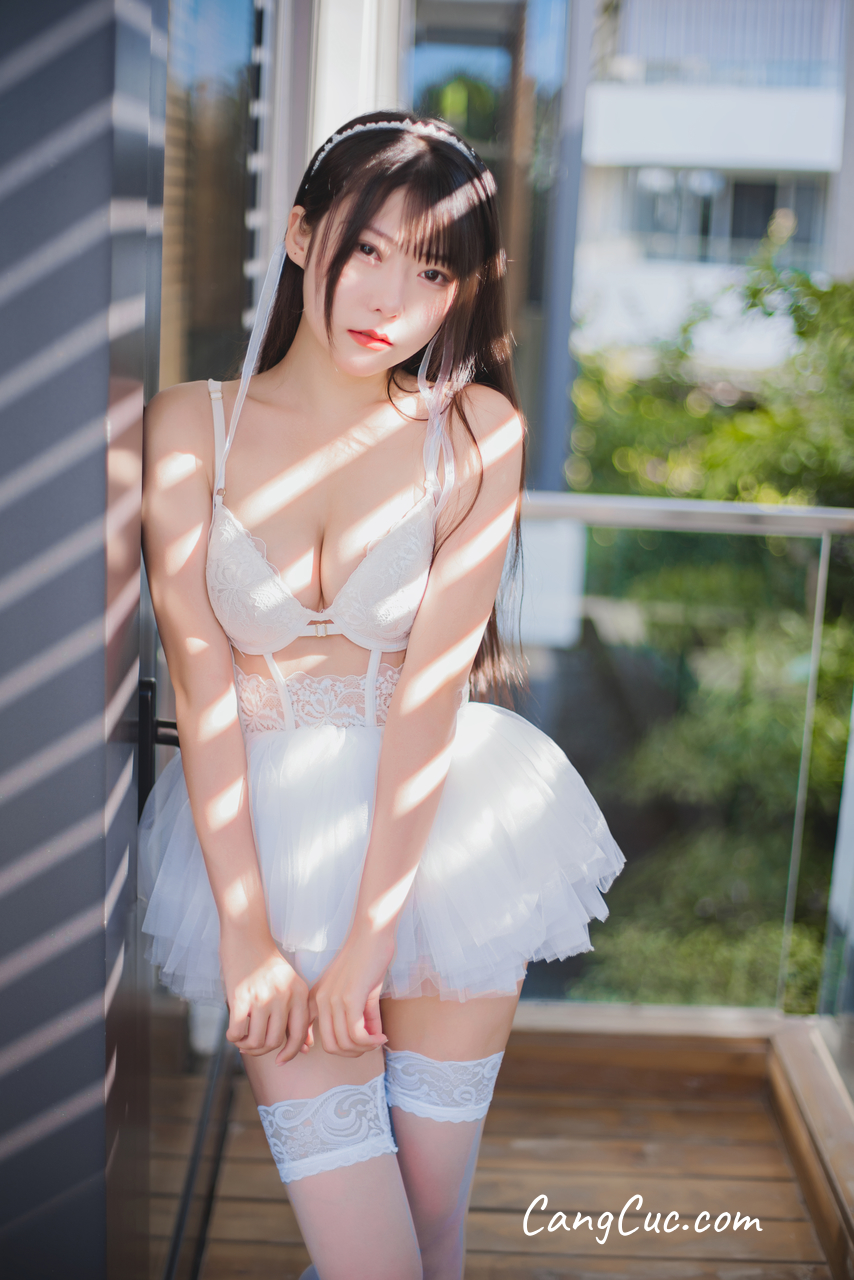 Coser@香草喵露露 No.041: 杨枝甘露 白色纱裙