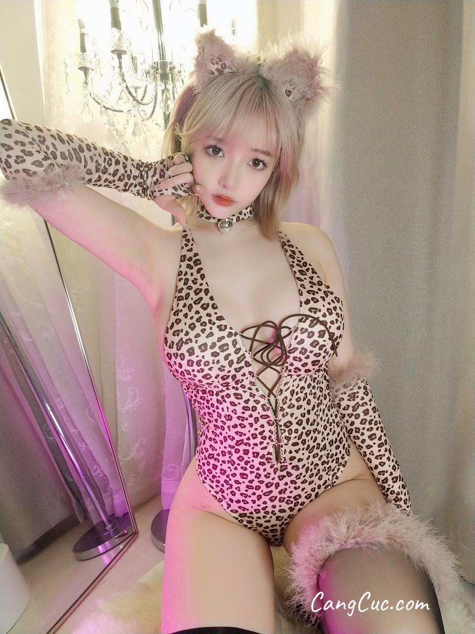 Coser@雯妹不讲道理 No.097: 三月大礼包 小野豹