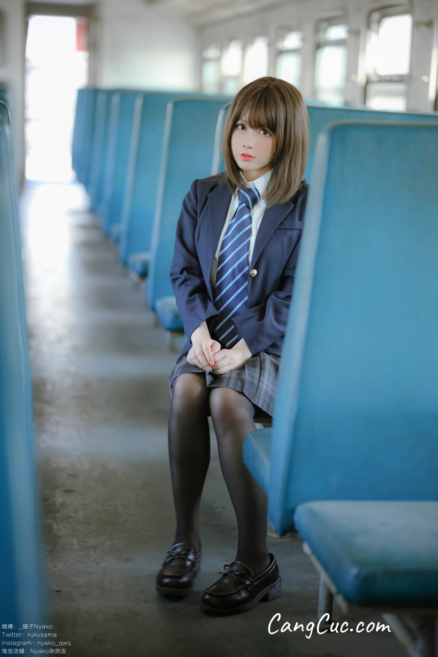 Coser@Nyako喵子: 火车JK制服