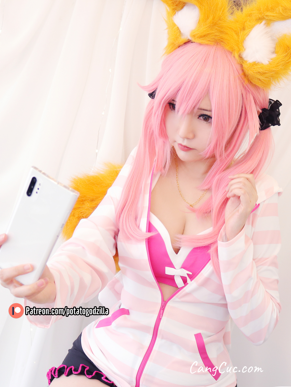 Coser@Potato Godzilla – Tamamo School Uniform