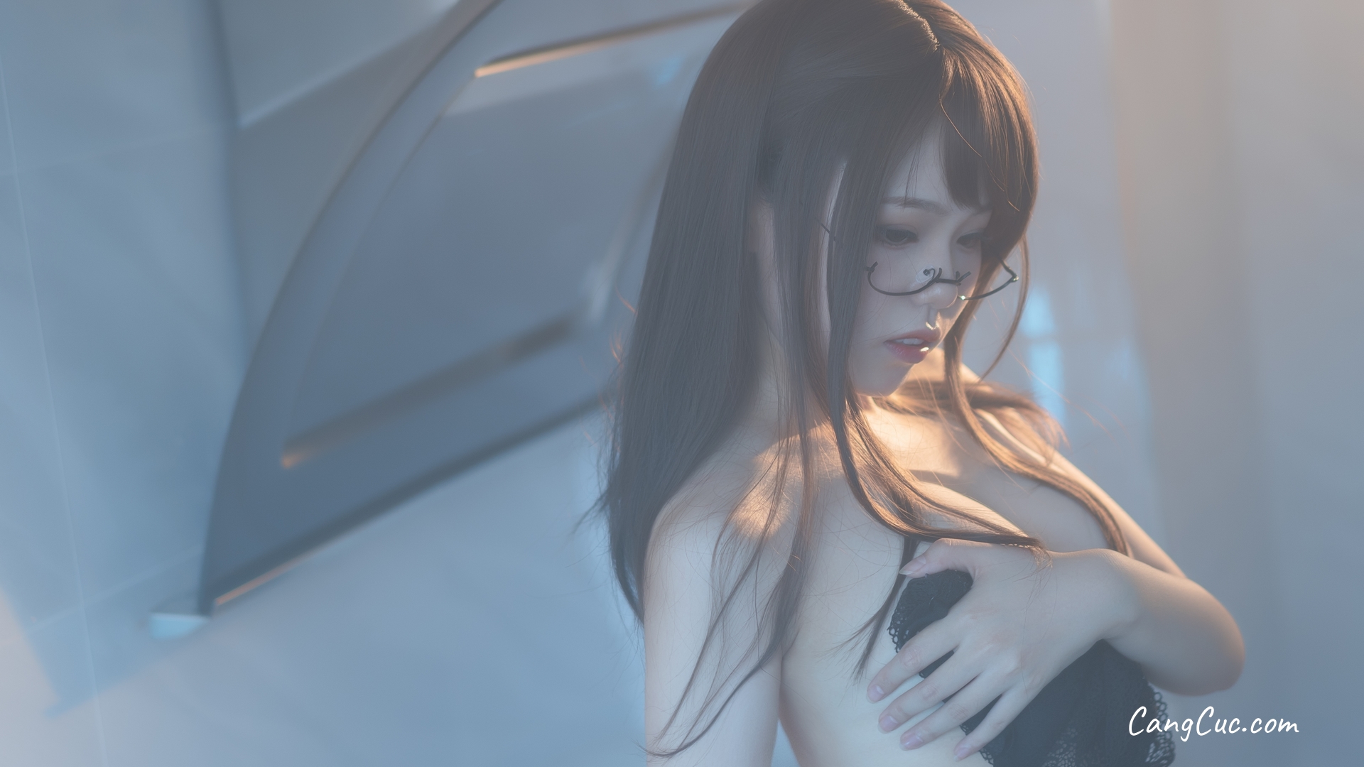 Coser@七月喵子 (qiyuemiaozi) No.006: 眼镜娘1号