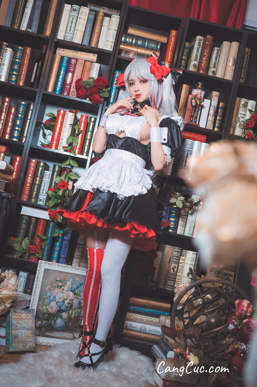 Coser@rioko凉凉子 Vol.034: 欧根女仆