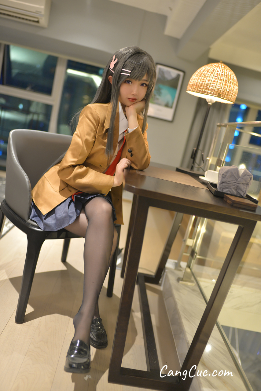 Coser@雪琪SAMA Vol.043: 麻衣制服兔女郎