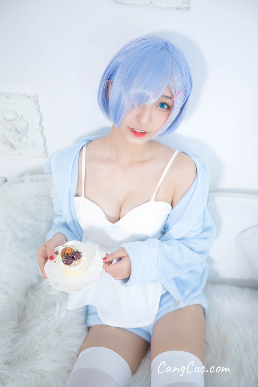 Coser@神楽坂真冬 Vol.005: 蕾姆 Milk by blue