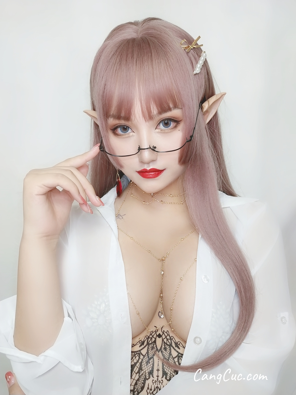 Coser@夏鸽鸽不想起床 Vol.009: 纹身水钻