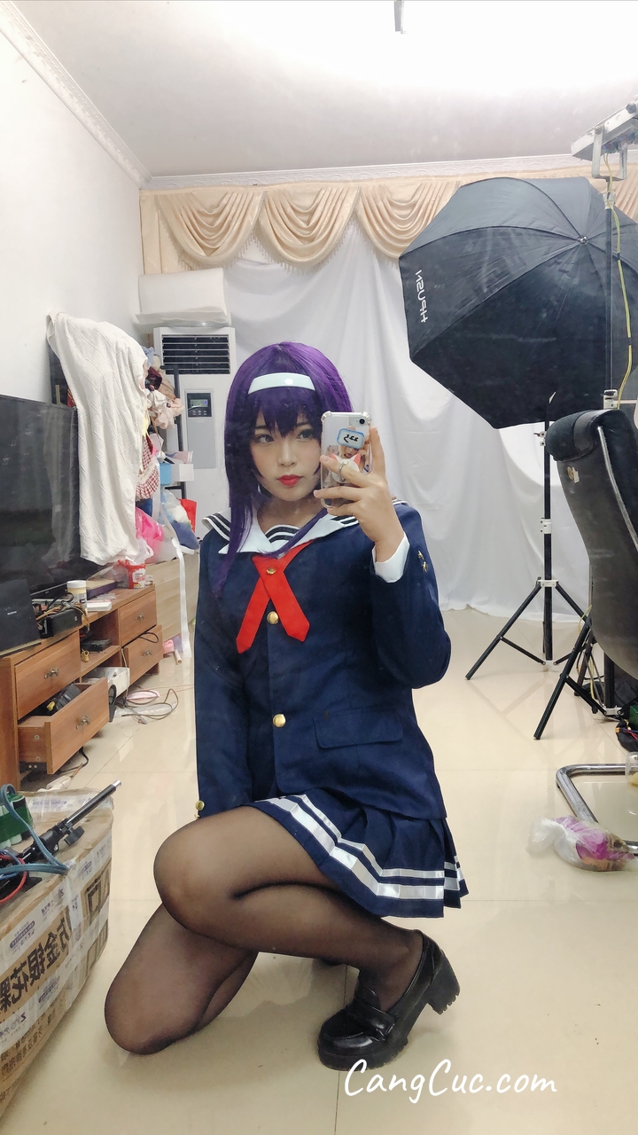 Coser@白烨 Vol.019: 学姐校服自拍
