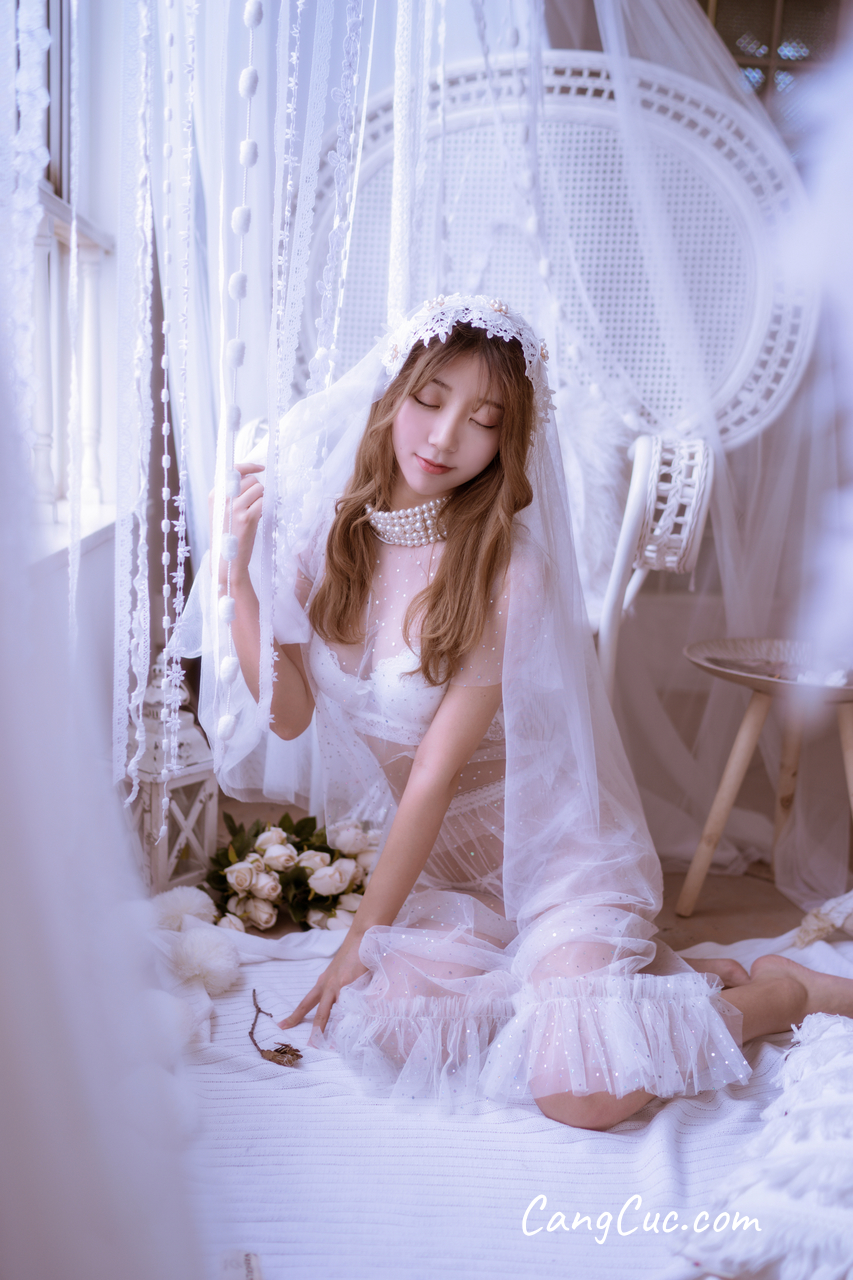 Coser@黑川 Vol.024: 白色婚纱