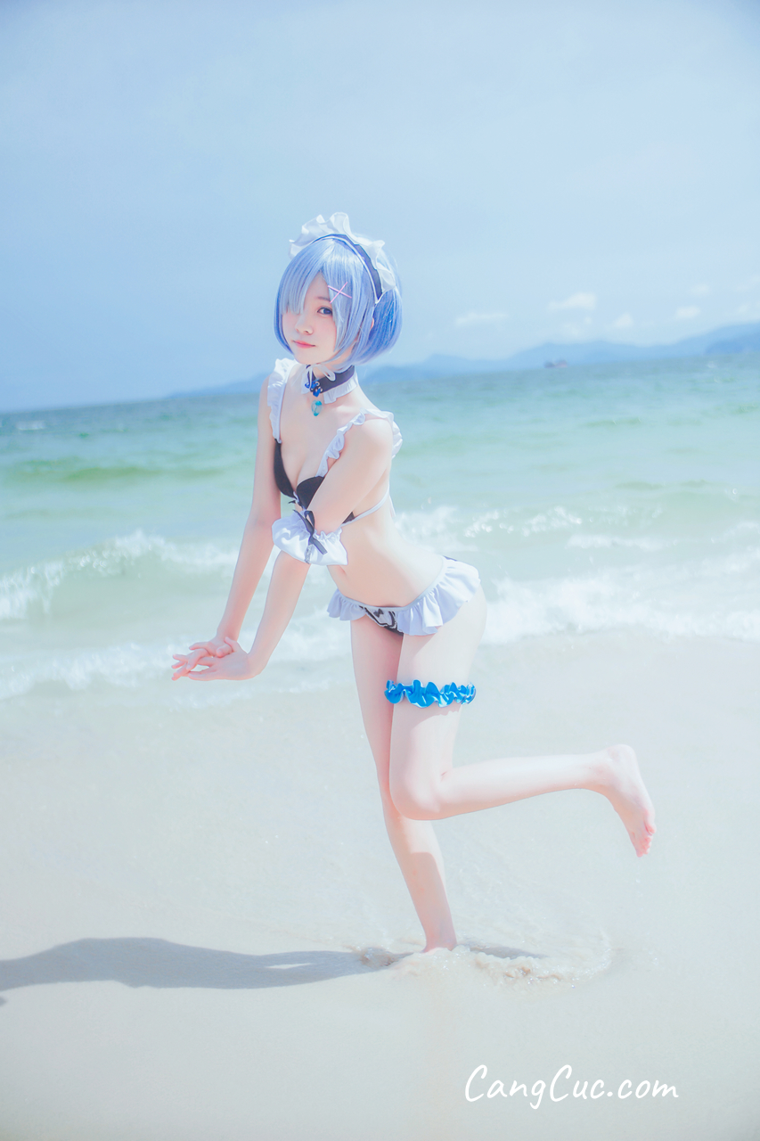 Coser@桜桃喵 Vol.036: 蕾姆水着