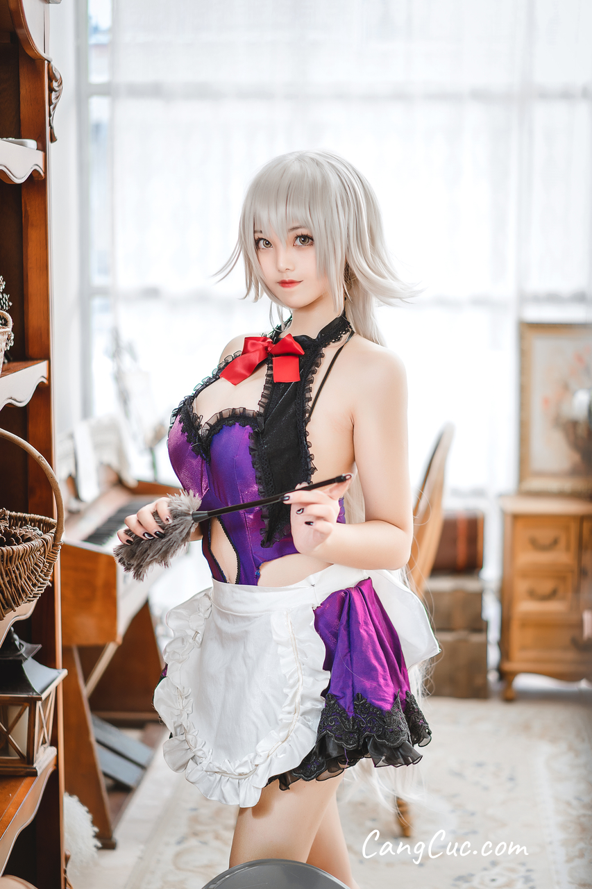 Coser@蜜汁猫裘 Vol.046: 贞德女仆