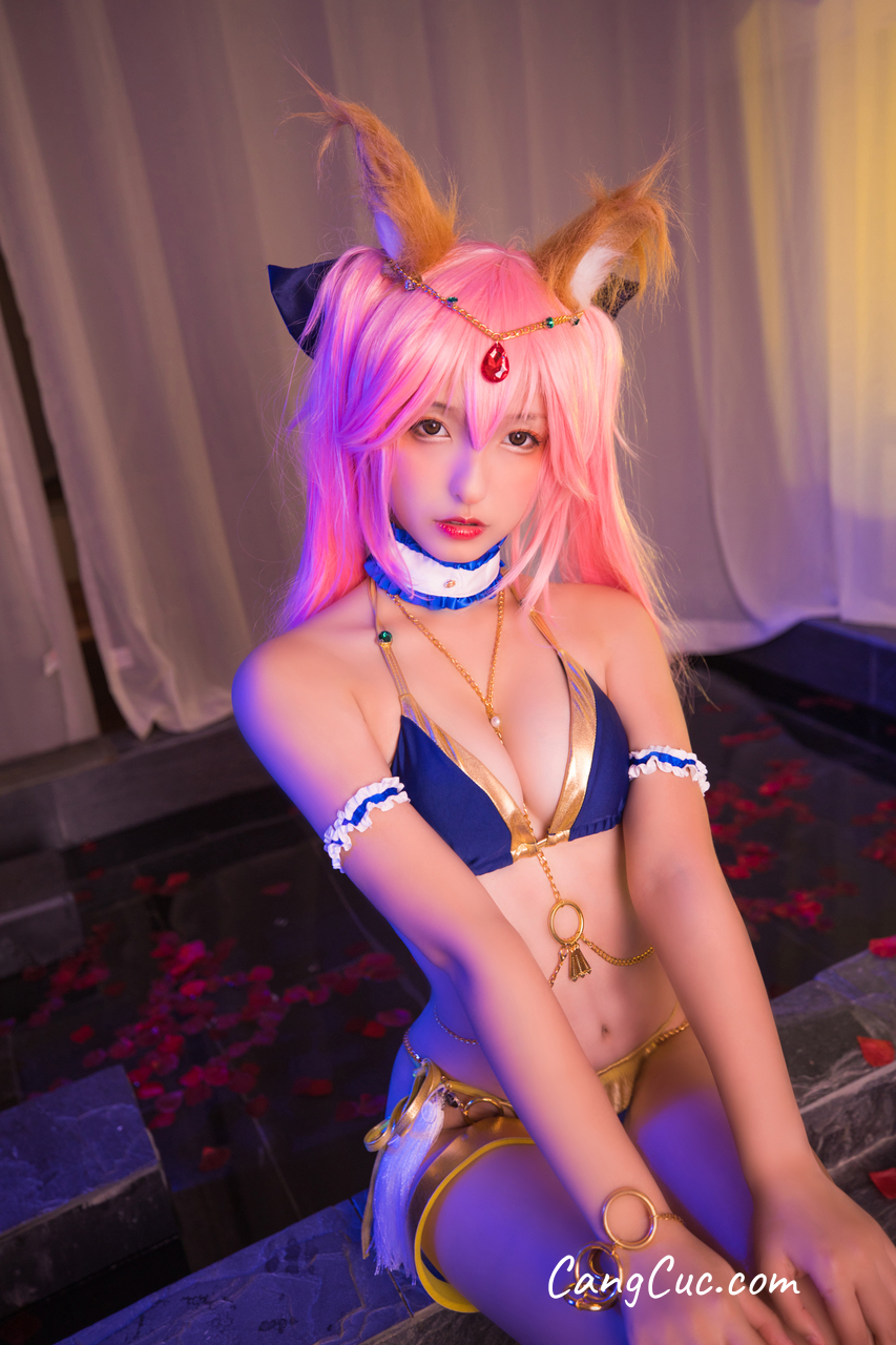 Coser@神楽坂真冬 Vol.047: 电子相册-玉藻前舞娘《Mysterious Love》