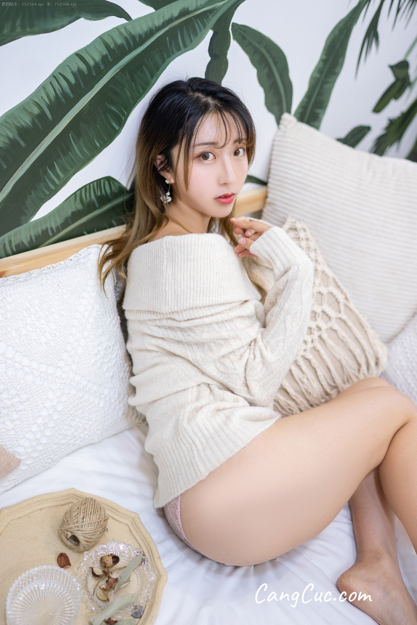 Coser@黑川 Vol.052 白色毛衣