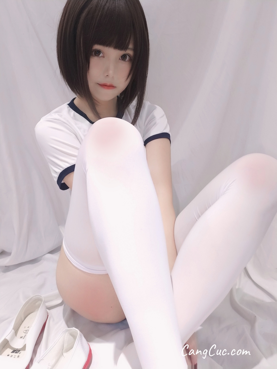Coser@蜜汁猫裘 Vol.052: JK体操服