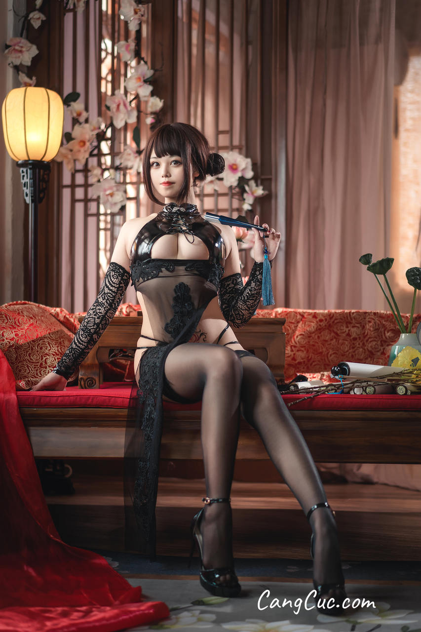 Coser@蜜汁猫裘 Vol.054: 弥烟旗袍